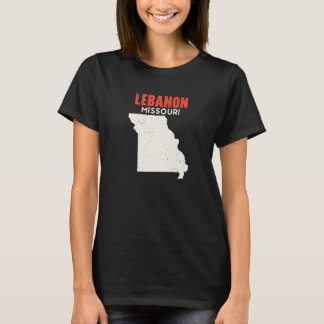 Camiseta Líbano Missouri EUA State America Viagem Missouri