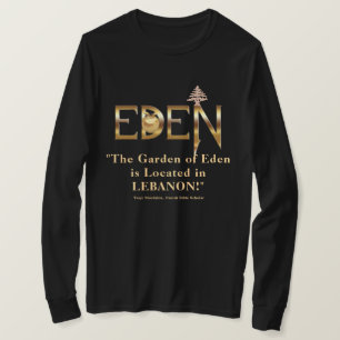Camiseta "Líbano, o Jardim Original do Éden"