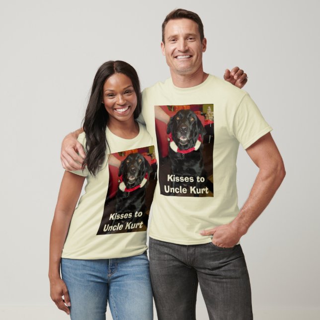 Camiseta Libby, Char & Lib1, beijos ao tio Kurt (Unissex)