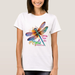 Camiseta LIBÉLULA COLORIDA Aquarela & INSPIRAÇÃO