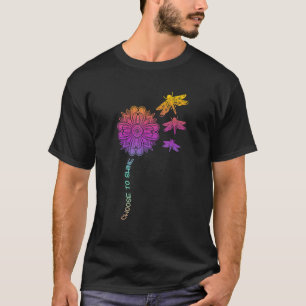 Camiseta Libélula Colorido Mandala Paz Zen Yoga Chakra O