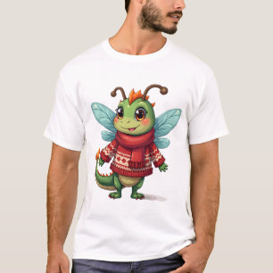 Camiseta Libélula de Natal Confortável