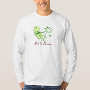 Camiseta Libélula do azevinho, camisola de Mele Kalikimaka