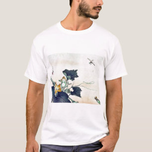 Camiseta Libélula e abóbora por Ogata, Gekko Ukiyoe