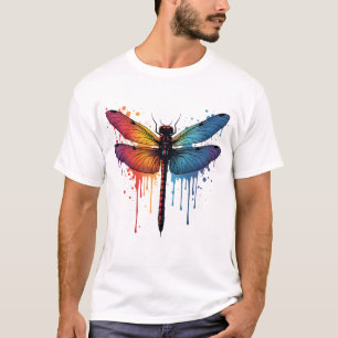 Camiseta Libélula Legal em Libélula pintada de cores