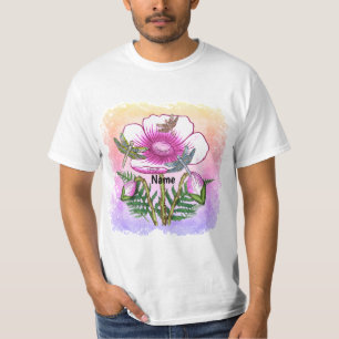 Camiseta Libélula Papoula Rosa