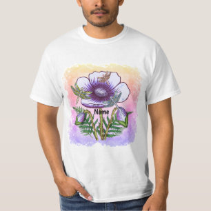 Camiseta Libélula Papoula Roxa