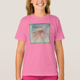 Camiseta Libélula Pastel inspirada feita sob encomenda