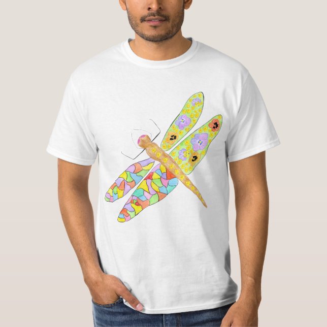 Camiseta Libélulas florais Highflyers (Frente)