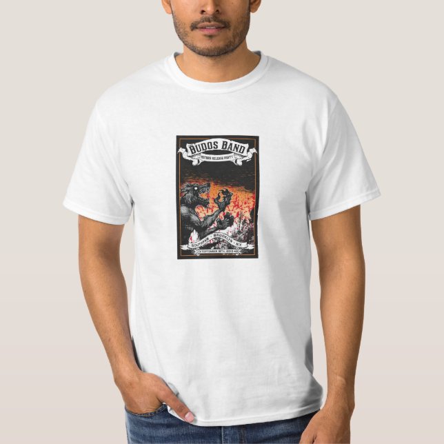 Camiseta Liberação gravada da banda de Budos (Frente)