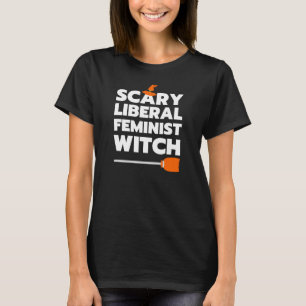 Camiseta Liberal Feminista de Bruxas