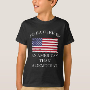Camiseta Liberal I&#';d Preferencialmentes É Americana Que