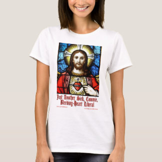 Camiseta Liberal Jesus do coração de sangramento