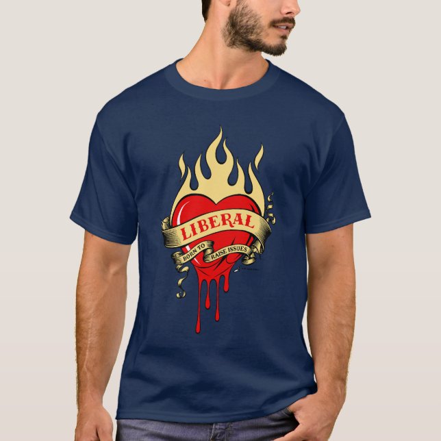 Camiseta Liberal, nascer para levantar edições! (Frente)