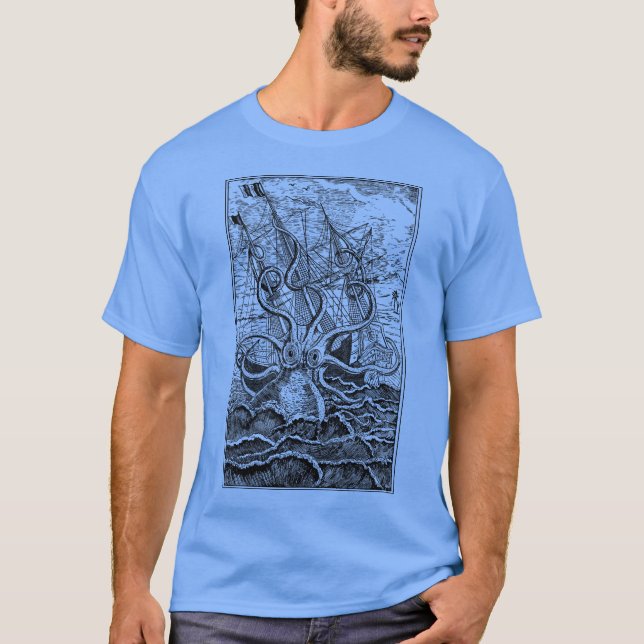 Camiseta Liberando o Kraken: Debruçando-se sobre as profund (Frente)