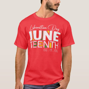 Camiseta Liberation Day Juneteenth 1865 Black Freedom Afric