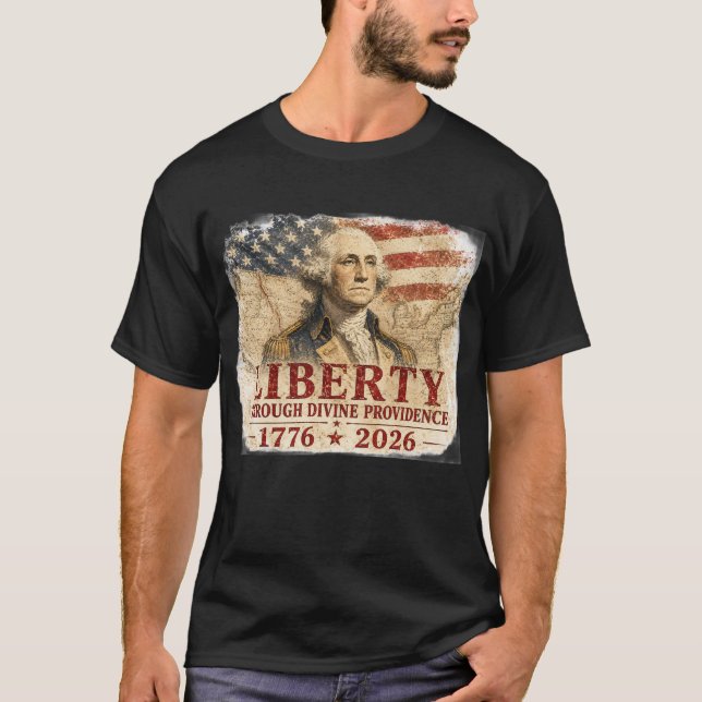 Camiseta Liberdade Através da Providência (Frente)