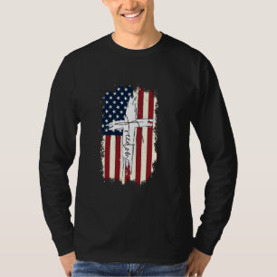 Camiseta Liberdade - Bandeira Americana 4 De Julho Quarto