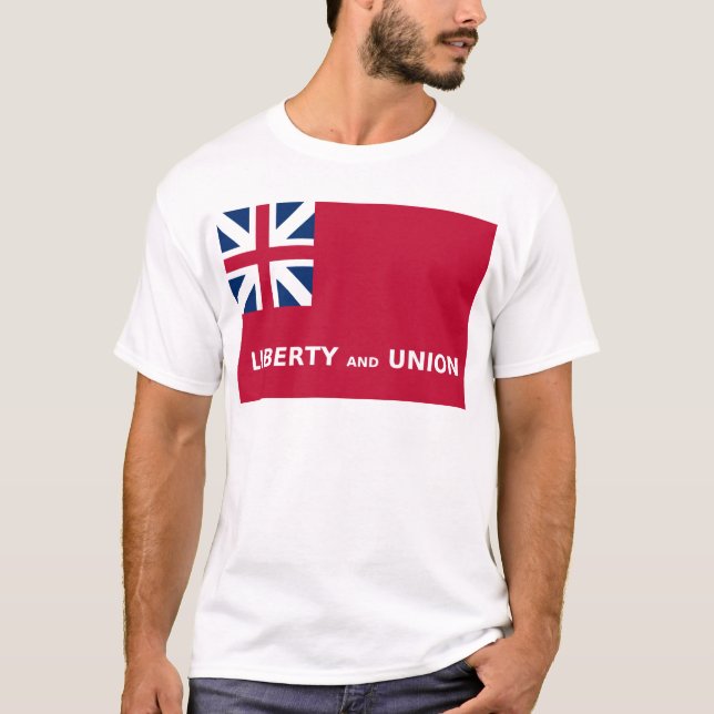 Camiseta Liberdade da bandeira de Taunton dos Estados (Frente)