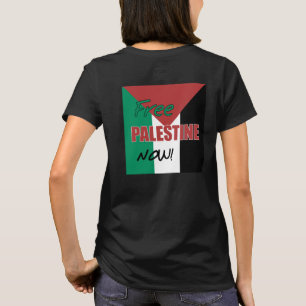 Camiseta Liberdade da Palestina Agora Bandeira Palestina