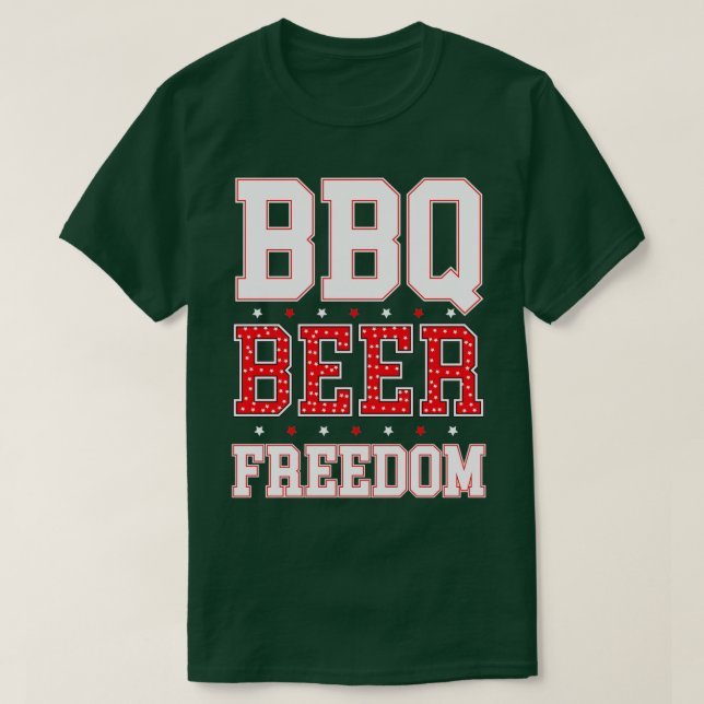 Camiseta LIBERDADE    DE CERVEJA DE churrasco(2)  (Frente do Design)