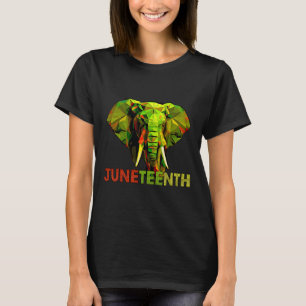 Camiseta Liberdade de Elefante Africano História Negra
