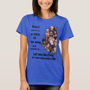 Camiseta Liberdade de Escolha e Igualdade