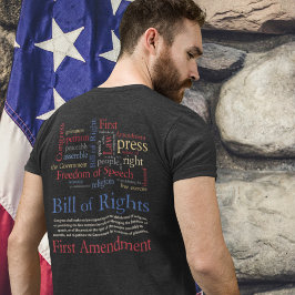 Camiseta Liberdade de expressão Primeira Emenda Liberdade d