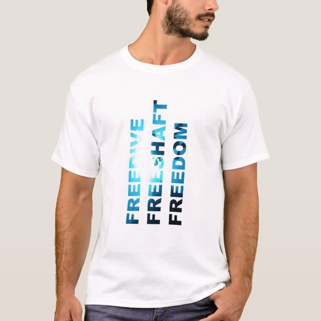CAMISETA LIBERDADE DE FREEDIVE FREESHAFT (Frente)