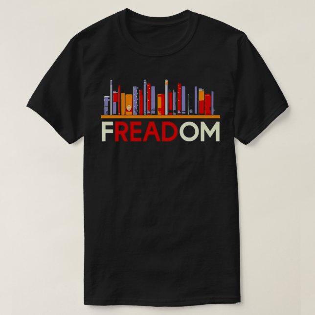 Camiseta Liberdade De Leitura (Frente do Design)