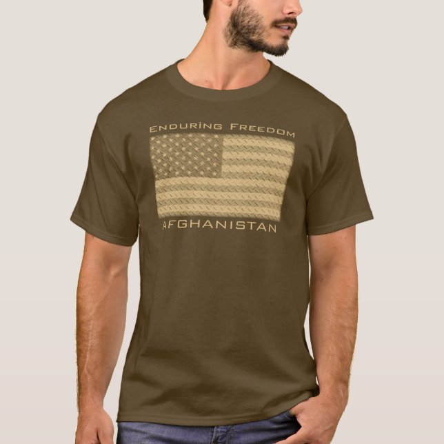 Camiseta Liberdade de resistência de operação - Afeganistão (Frente)