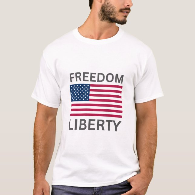Camiseta Liberdade de Sinalizador dos EUA™ (Frente)