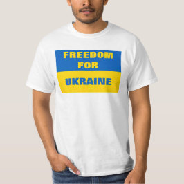 Camiseta LIBERDADE DE T-Shirt UCRÂNIA