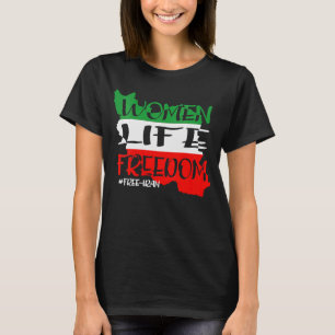 Camiseta Liberdade De Vida Para O Irã Livre