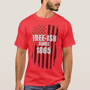 Camiseta Liberdade desde 1865 na américa africana para Junt