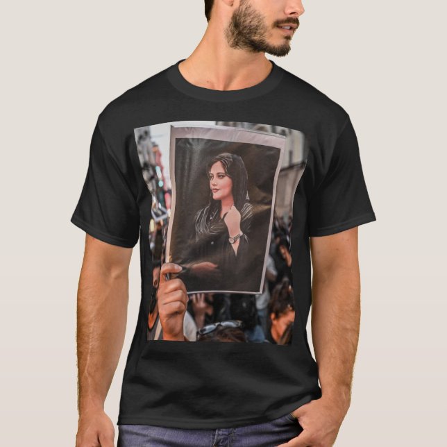 Camiseta Liberdade do IranLobby - Mahsa Amini (Frente)