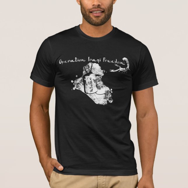Camiseta Liberdade do iraquiano da operação (Frente)