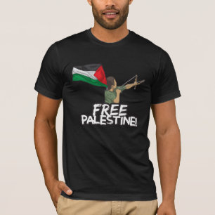 Camiseta Liberdade dos palestinos palestinos da Resistência