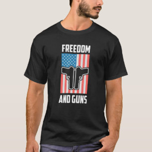 Camiseta Liberdade E Armas Pro America Pro Armas Pro Liberd