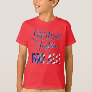 Camiseta Liberdade E Justiça Para Todos