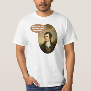 Camiseta Liberdade e t-shirt das queimaduras do uísque