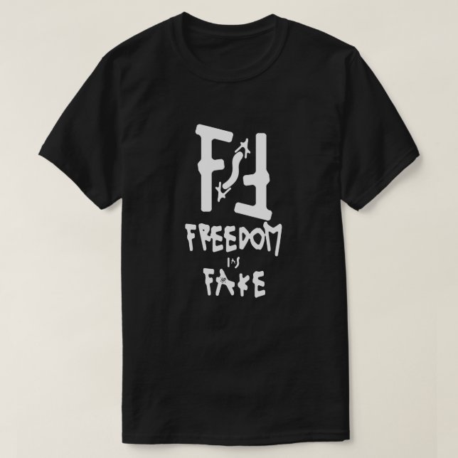 Camiseta Liberdade é uma Farsa (Frente do Design)