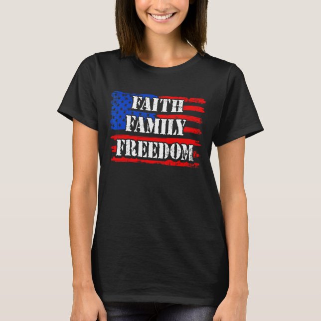 Camiseta Liberdade Familiar Cristã Liberdade Familiar Bande (Frente)