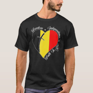 Camiseta Liberdade Independência Fé em Deus Christian Belgi
