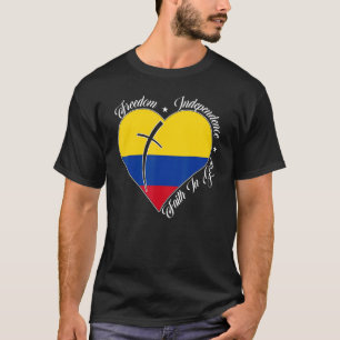 Camiseta Liberdade Independência Fé em Deus Colom Cristão