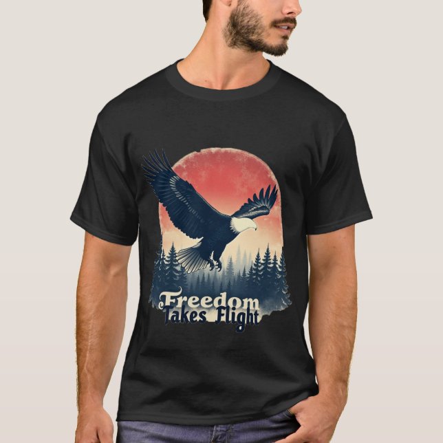 Camiseta Liberdade leva voo (Frente)