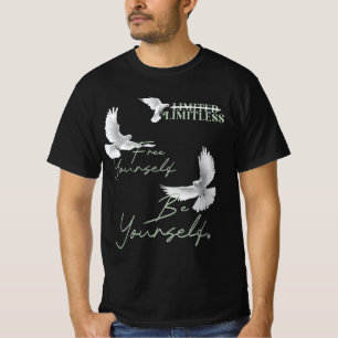 Camiseta Liberdade Limitada, Seja Você Mesmo, Porta Inspira