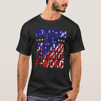 Camiseta Liberdade Meu Segundo Favorito Do Word Veteran Pat