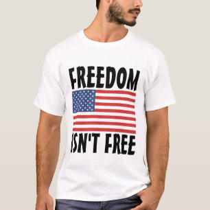 CAMISETA LIBERDADE NÃO É PATRIOT-SHIRTS GRATUITOS