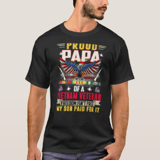 Camiseta Liberdade não é um papá orgulhoso livre de uma vet